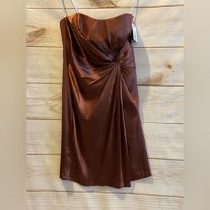 David’s bridal knee length formal dress